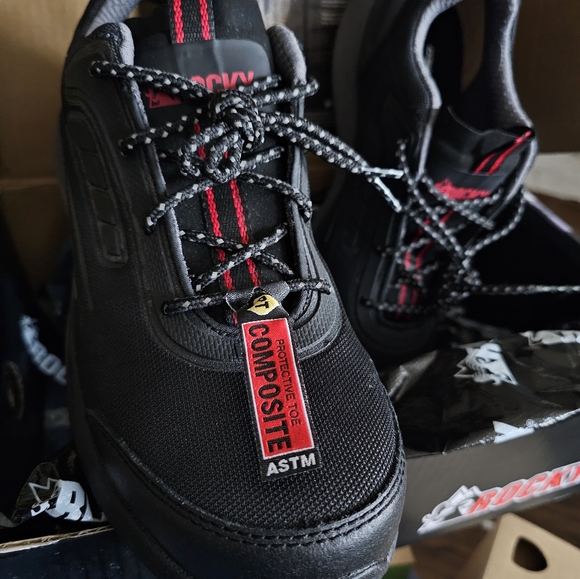 ROCKY Men's Rocky Industrial Athletix Lo-Top Composite Toe Work Shoe - Picture 2 of 13